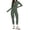 Green, variant on QHFBli Women Long Sleeve Workout Jumpsuit Zip Up Romper Bottom Pants Bodysuit Bodycon