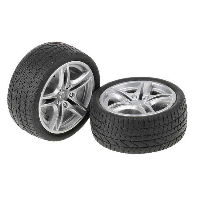 2pcs Neumático de goma Sunnimix Rueda de goma 48mm