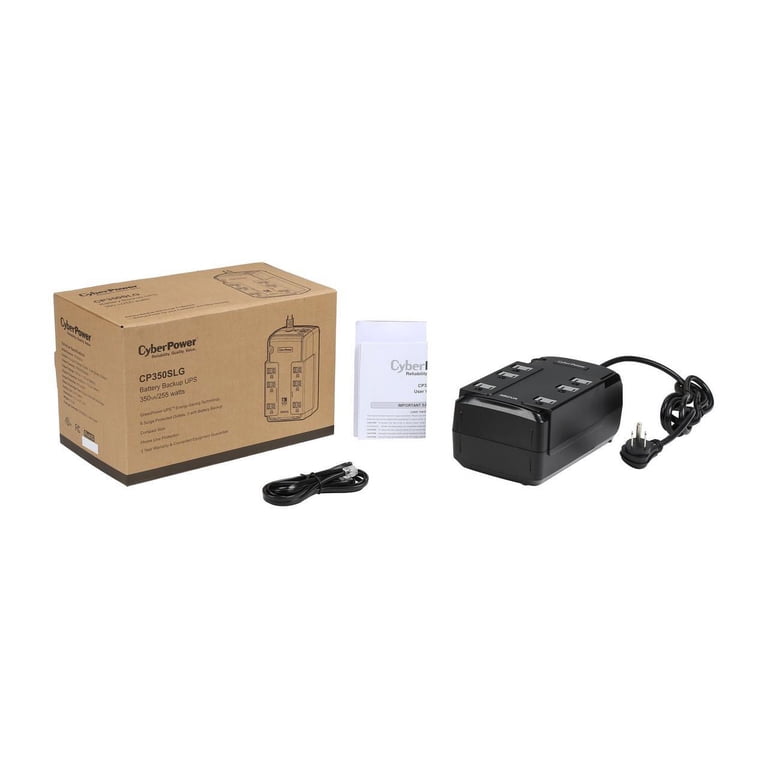 CyberPower CP350SLG 6-Outlet Standby UPS System with Surge