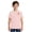 Light Pink, variant on Ruyang Polo Shirts for Boys Girls Solid Soccer Print Baggy Casual Short Sleeve Summer Lightweight Outdoor Athletic Blouse T Shirts