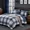 Blue White, variant on Catami Plaid Design 5-piece Bed in a Bag Comforter Set with Sheets,Blue White,Twin XL