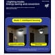 thumbnail image 5 of Lámpara LED Solar de Tungsteno Luz de Pared con Sensor Inteligente para el Hogar Linterna de Iluminación de Garaje para Patio Impermeable Al Aire Libre(B), 5 of 5