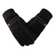 thumbnail image 1 of Guantes de invierno de cuero Minnieouse para hombre térmicos antideslizantes Tamaño libre Negro AP013050-01, 1 of 6