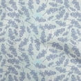 thumbnail image 1 of oneOone Cotton Cambric Medium Blue Fabric Leaves Diy Clothing Quilting Fabric Print Fabric By Yard 56 Inch Wide, 1 of 6
