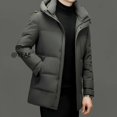 thumbnail image 5 of Ropa de diseñador para hombre, chaqueta corta con capucha de invierno para hombre, chaqueta de plumón de pato con relleno para hombre, chaquetas acolchadas ligeras, abrigo para hombre, 5 of 5