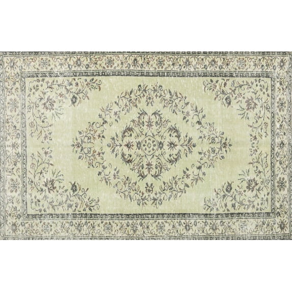 Ahgly Company Indoor Rectangle Traditional Brown Persian Area Rugs, 6' x 9'