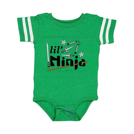 

Inktastic Lil Ninja Gift Baby Boy or Baby Girl Bodysuit