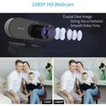 thumbnail image 2 of Caméra Web 1080P avec Microphone Full HD, Micros de Caméra Web Multi-Compatibles, Caméra Web de Diffusion, Caméra USB pour Ordinateur pour PC, Appels, Conférence, YouTube, Ordinateur Portable, Ordinateur de Bureau, 2 of 9