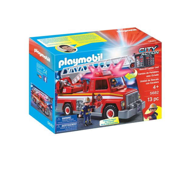 PLAYMOBIL Rescue Ladder Unit 5682 Play Set