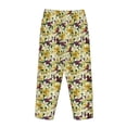 thumbnail image 5 of Goofa Lilies Flowers Printed Soft Pajama Pants for Women, Wide Leg Comfy Casual Lounge Yoga Pants-Large, 5 of 9