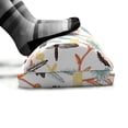 thumbnail image 5 of Dragonfly Foot Rest, Nostalgic Style Repetition of Hand Drawn Floral Elements Sketch Art, Non-Slip Backing Adjustable Ergonomic Memory Foam Leg Support for Office, White and Multicolor, by Ambesonne, 5 of 5