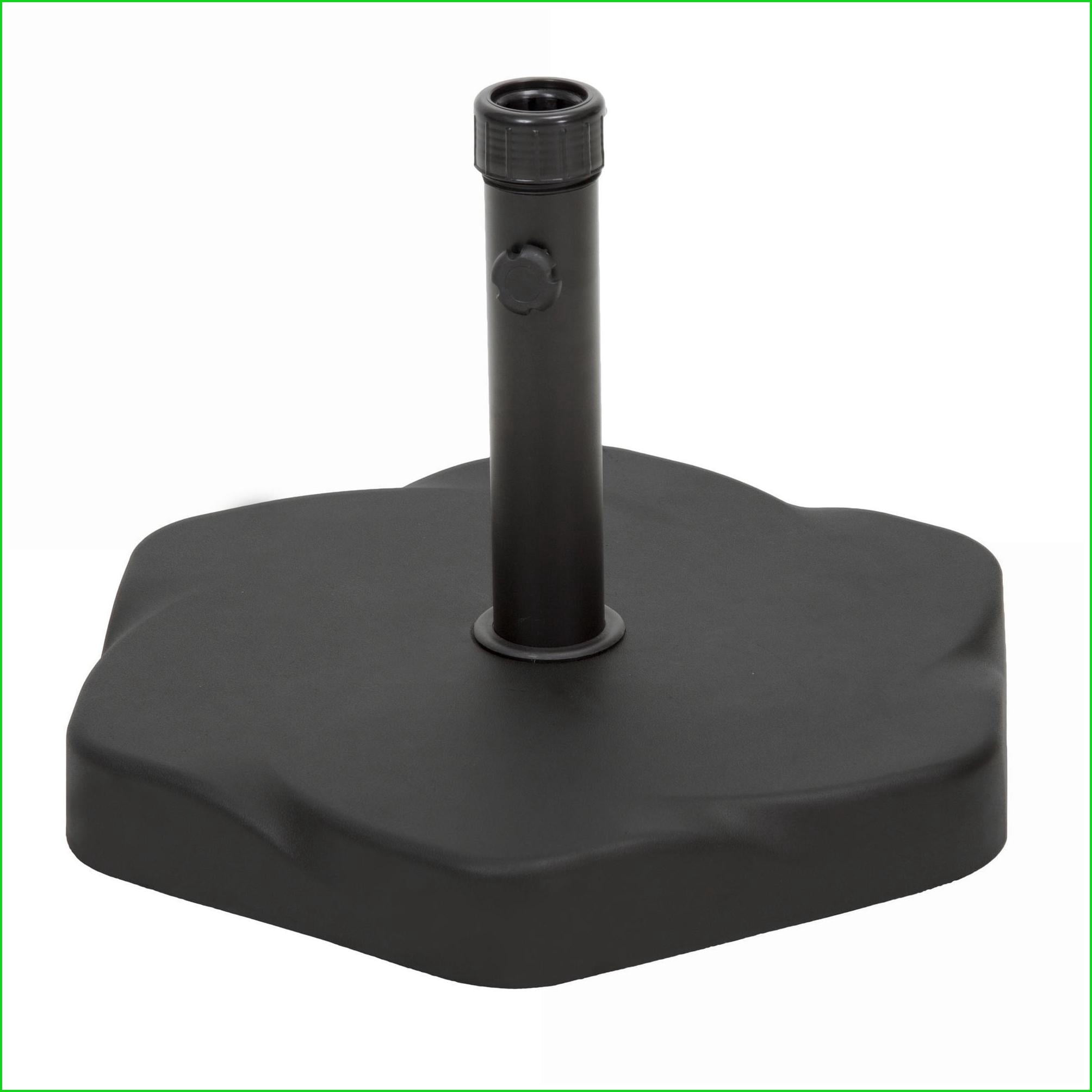 Modern Patio Umbrella Base, 66LB Heavy Duty for Outdoor Patio, Fits 80-86 Inch Umbrellas | Concrete,Iron | Hexagonal