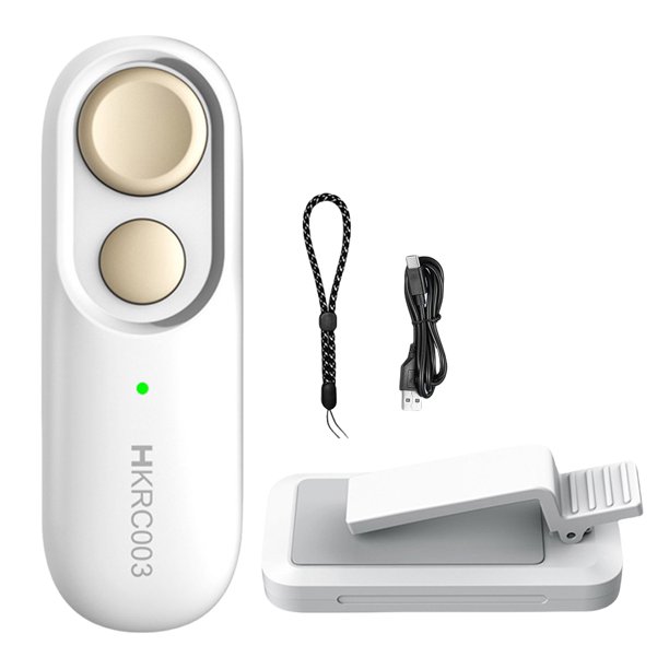 Página Turner Clicker Remote Page para Kindle Paper Oasis Kobo (Oro) Blanco