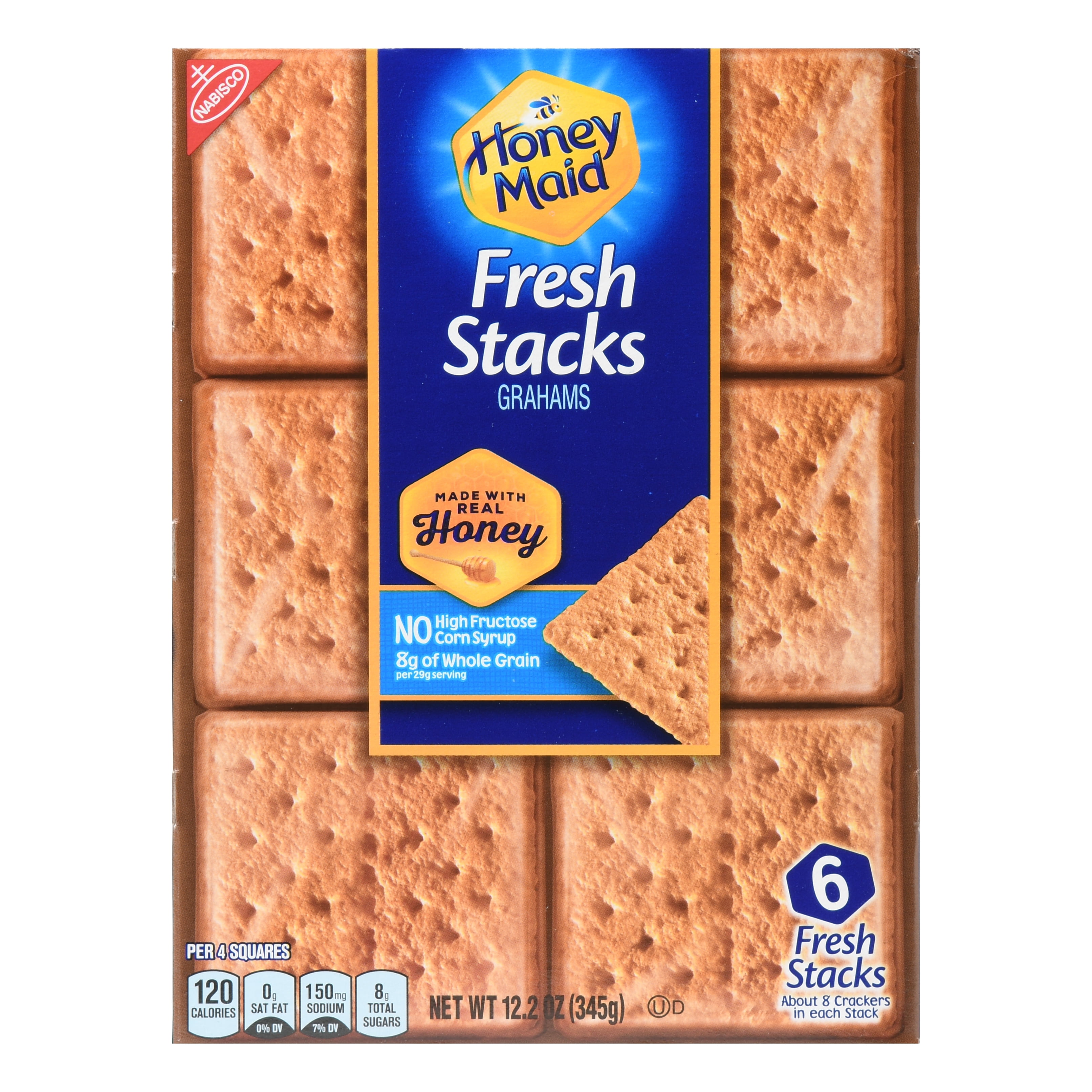 Nabisco Honey Maid Fresh Stacks Honey Grahams, 12.2 Oz.