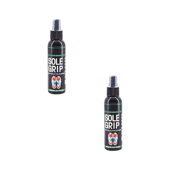 2PCS Anti-Slip Shoe Grip Spray for Increased Traction on All Surfaces, Non-Slip Sole Protector for Shoes, Boots & Heels, Easy Application, Long-Lasting Formula, 100ml Bottle, Safe for Most Materials