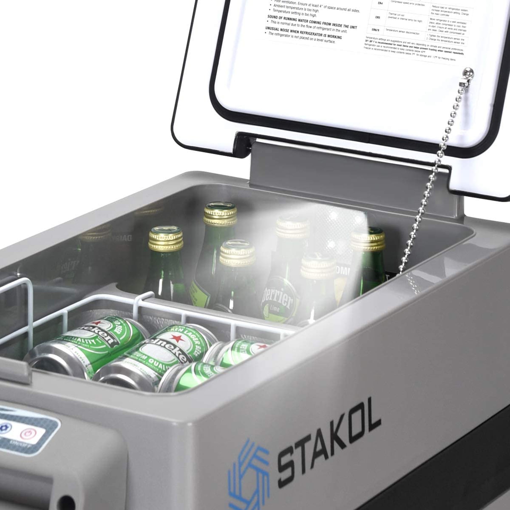 Gymax Portable Refrigerator Vehicle Car Compressor Freezer Cooler 44-Quart