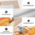 thumbnail image 6 of Orange Fall Pumpkin Outdoor Rug for Patio/Deck/Porch, Non-Slip Large Area Rug 5 x 7 Ft, Thanksgiving Botanical Leaves Retro Indoor Outdoor Rugs Washable Area Rugs, Camping Rug Carpet Runner, 6 of 8