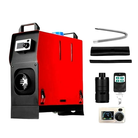 

Diesel Heater 12V Heater Car Heater All In One 5kw Truck Heater With Black LCD And Remote Control Fast Heating Diesel Heater For RV Truck Boat Car Trailer Motorhomes