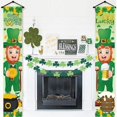 thumbnail image 4 of QTOCIO Décorations de la Saint-Patrick, Décorations de Porte pour Couplets de la Saint-Patrick, Rideaux de Porte pour Fêtes Intérieures et Extérieures, Drapeaux en Tissu Suspendus, 4 of 6