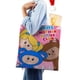 thumbnail image 4 of Mother Goose Club Bolso de tela con estampado de lienzo para mujer, bolsa de compras reutilizable y estética, con cremallera interior, regalo para mujer,40*40cm., 4 of 6