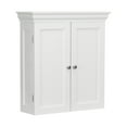thumbnail image 1 of Teamson Home Bathroom Cabinet Wall Mounted 2 Contemporary Design Doors Shelves White, 1 of 9