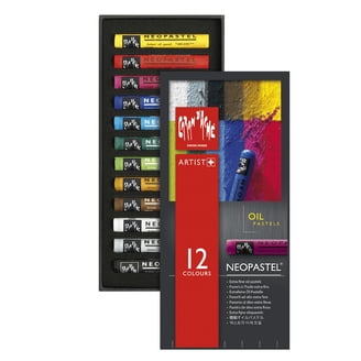 Caran d'Ache Neopastel Oil Pastel Crayons, 24 Colors, Soft Artists