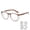 brown, variant on High Impact Polycarbonate Protective Eyewear with Side Top Shields, Anti-Fog Scratch Resistant Lens, Blue Light UV Filter Lightweight Unisex Glasses for Workshop DIY Clinical Daily Use