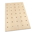 thumbnail image 1 of Wood Pegboard Organizer, Wooden Pegboard Kit Versatile Sturdy Multi Purpose  for Study, 1 of 7