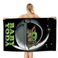 thumbnail image 1 of Yoda Baby Beach Towel 30.7 × 59 InchesI Made Of Microfiber Material Quick Drying And Comfortable Showcasing A Charming Style, 1 of 6