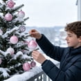 thumbnail image 4 of Qwtwty 12 Pcs Christmas Tree Decorations Ornament Set, Shatterproof Christmas Decoration Ornaments Hanging Ball for Xmas Holiday Indoor Outdoor Party Decor, 4 of 5