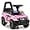 Pink, variant on OLAKIDS Ride On Push Police Car, Toddler Foot-to-Floor Sliding Toy with Siren, Steering Wheel, Megaphone, Horn, Headlights, Under Seat Storage, Kids Racer Walking Gift for Boys Girls 3+ (Pink)