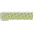 thumbnail image 3 of Ambesonne Floral Fabric by the Yard Upholstery, Pastel Sunflowers Pattern, 5 Yards, Pale Khaki and Mustard, 3 of 5
