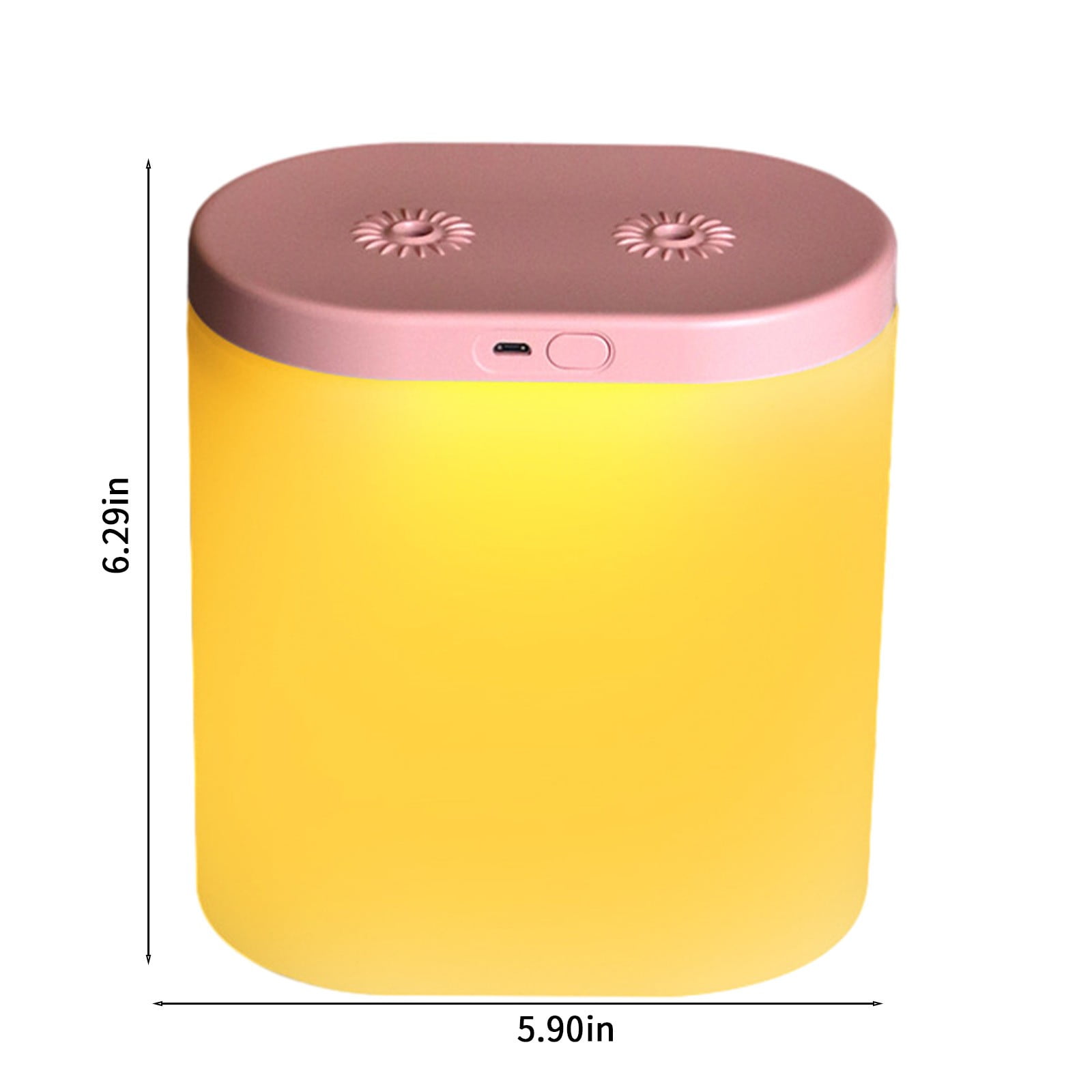 Humidifier Large Room,500Ml Mini Quiet Cool Mist Humidifier (Pink),Three Adjustable Modes,Air Humidifier for Home Baby Nursery & Plants