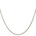 thumbnail image 6 of Auriga Fine Jewelry 14K Rose Gold 1mm Wheat Chain Necklace 18inch for Women, 6 of 6