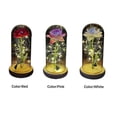 thumbnail image 4 of Glass Rose Galaxy Rose Enchanted Rose Light Up Rose Glass Rose Flower Gift Glass Roses Mom Forever Rose, 4 of 5