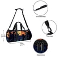 thumbnail image 5 of Cemetery Travel Bag Sports Bag Large Capacity Interior Zipper Pocket Dance Bag for Men and Women - Size 17.7 Inches, 5 of 6