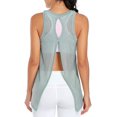 thumbnail image 5 of Alove Women's Split Back Loose Sport Camisole Quick Dry Yoga Tank Top, 5 of 6