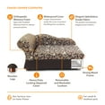 thumbnail image 5 of moots Cleopatra Chaise Lounge Pet Bed, Brown, Medium, 5 of 8