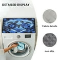 thumbnail image 6 of ZIATUBLES Washing Machine Top Dust Cover Washer and Dryer Top Protector Mat for Laundry Room Versatile Home Kitchen Decor Accessories, 24 x 19.7 Inch, Turtle Hibiscus Flower Love Heart, 6 of 7