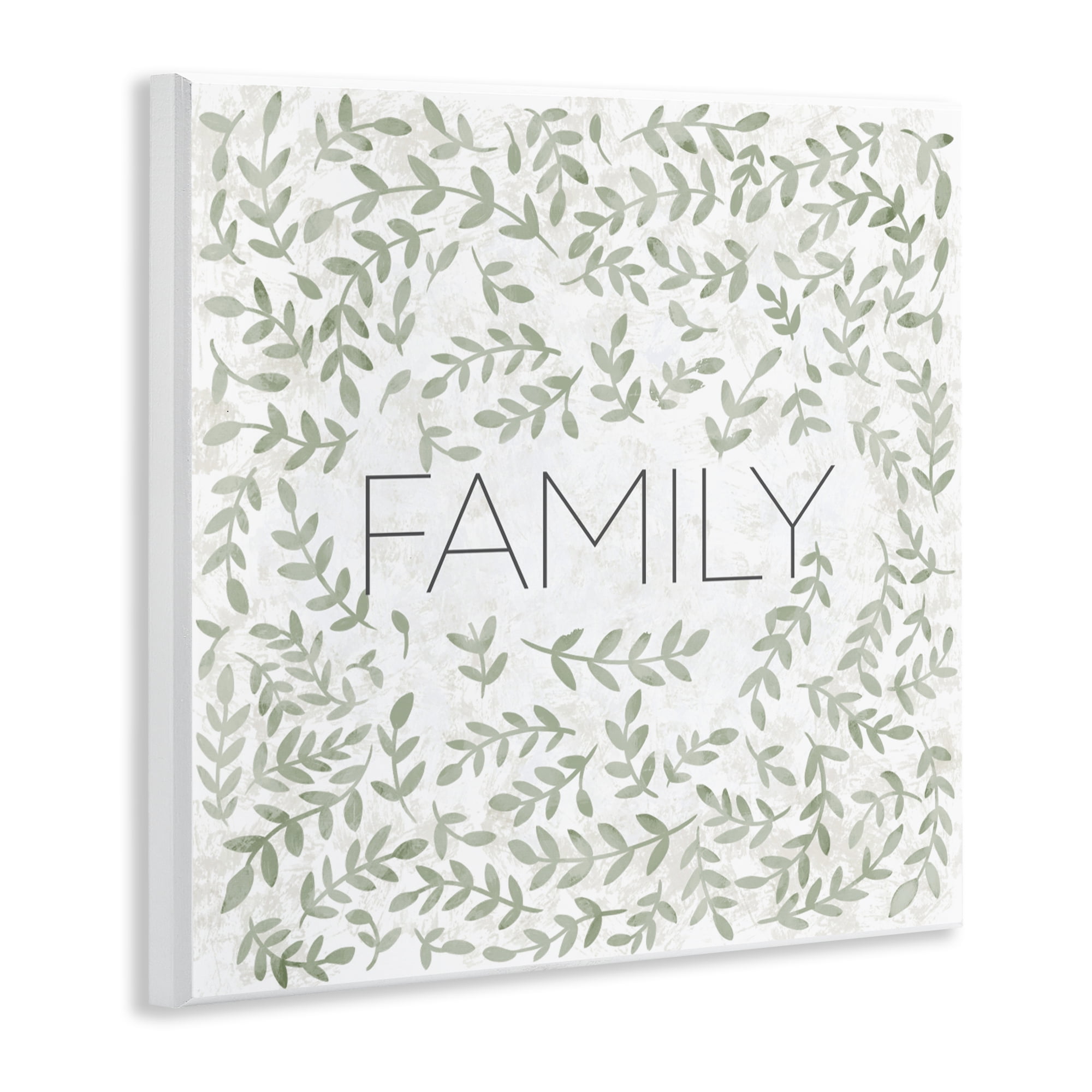 Stupell Industries Curved Ivy Sprigs Family Wall Plaque Art, design by SD Graphics Studio