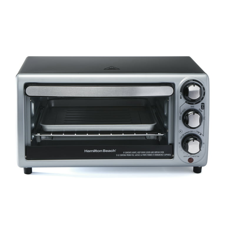 Best Buy: Hamilton Beach 4-Slice Toaster Oven Black 31136