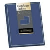 Southworth Certificate Jacket, Navy/Gold Border, Felt, 88lb Stock, 12 x 9 1/2, 5/Pack -SOUPF6