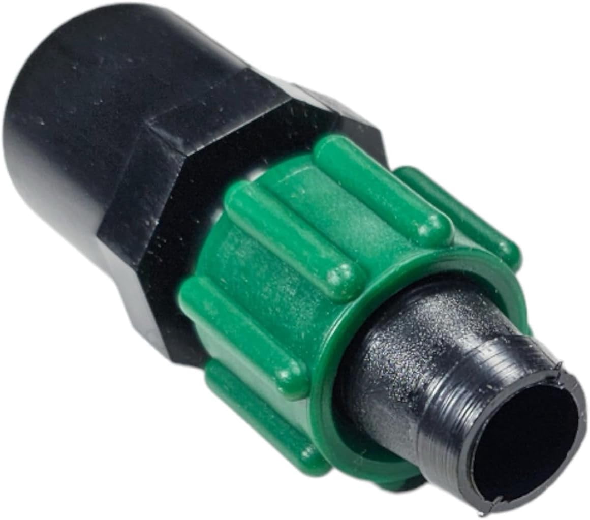 USA MADE - Irritec Tape Loc Fittings for 5/8" Drip Tape | Couplers, Tees, Elbows A1-T5 | Drip Irrigation Fittings | Long-term Leak-Free Connection (Tape Loc x PVC Adapter, 25)