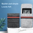 thumbnail image 3 of keepw Case Protective Shockproof Storage Cases Digital Electronic Gadgets Universal Sleeves Handmade Lightness Portable Light Gray 7 inch, 3 of 6
