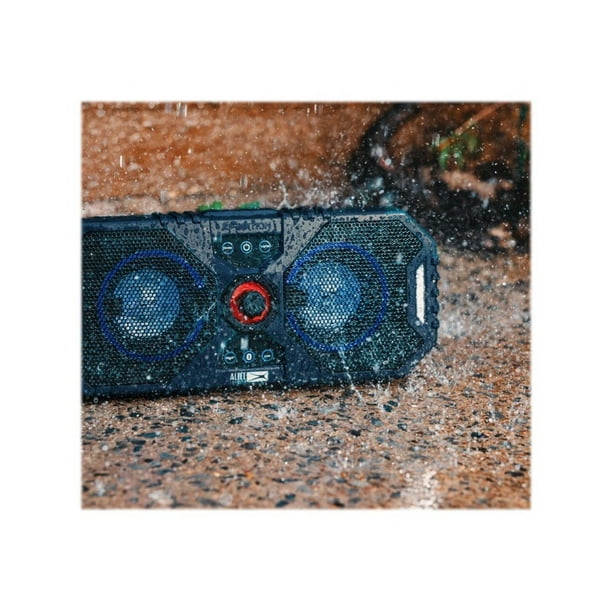 Altec Lansing Portable Bluetooth Speaker with Waterproof, Black
