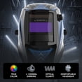 thumbnail image 7 of 1/1/1/1 Optical Clarity Welding Helmet True Color Auto Darkening Welding Hood Wide Shade 4/9-13 for TIG MIG ARC Welding, 7 of 7
