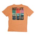 thumbnail image 2 of Reel Life Men's Ocean Washed Short Sleeve Soft Pre-Shrunk Tee (Apricot Wash, M), 2 of 2