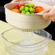 thumbnail image 1 of Aparatos de cocina, cesta multifuncional, nuevo recipiente para limpiar frutas con colador, fregadero de cocina, recogedor de alimentos, escurridor, enjuagadora de frutas, filtro para lavar verduras,, 1 of 6