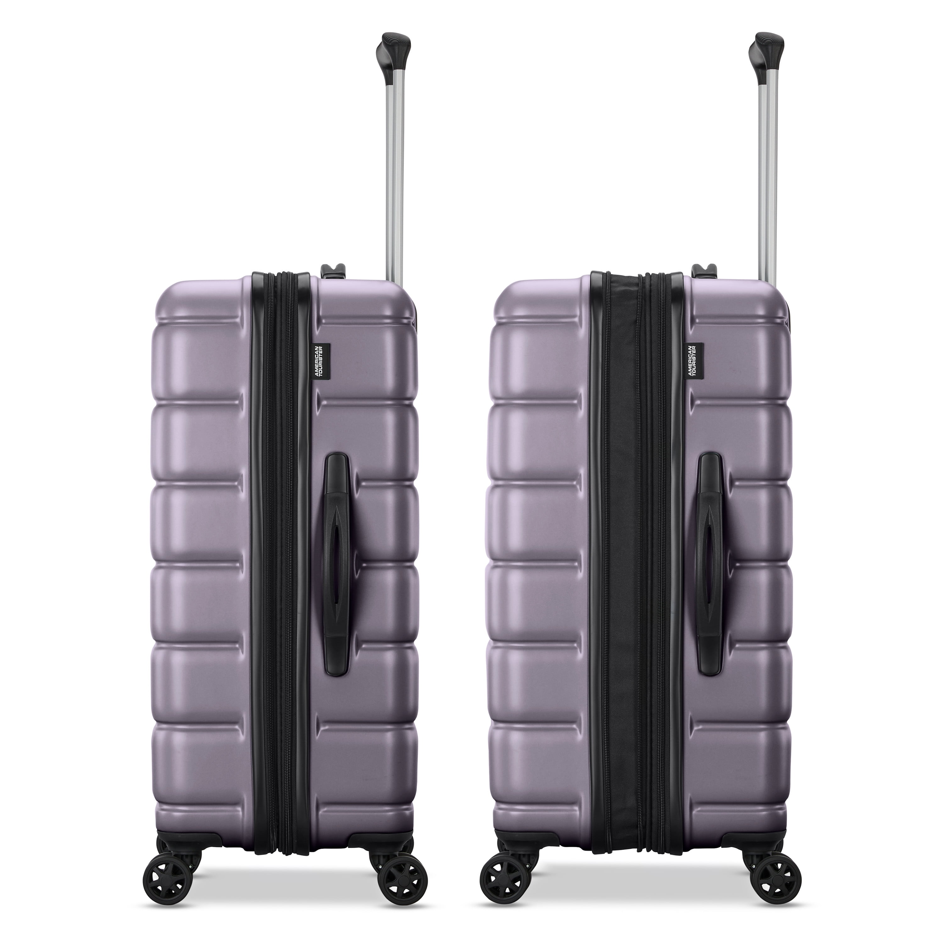 American Tourister Roll Out 2-Piece Luggage Set with Spinner Wheels (Carry on/Medium Checked) - Icy Lilac