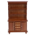 thumbnail image 1 of 1 Pce 1/12 Meuble Miniature de Maison de Poupée Armoire en Bois Multifonction Bibliothèque Armoire, 1 of 6